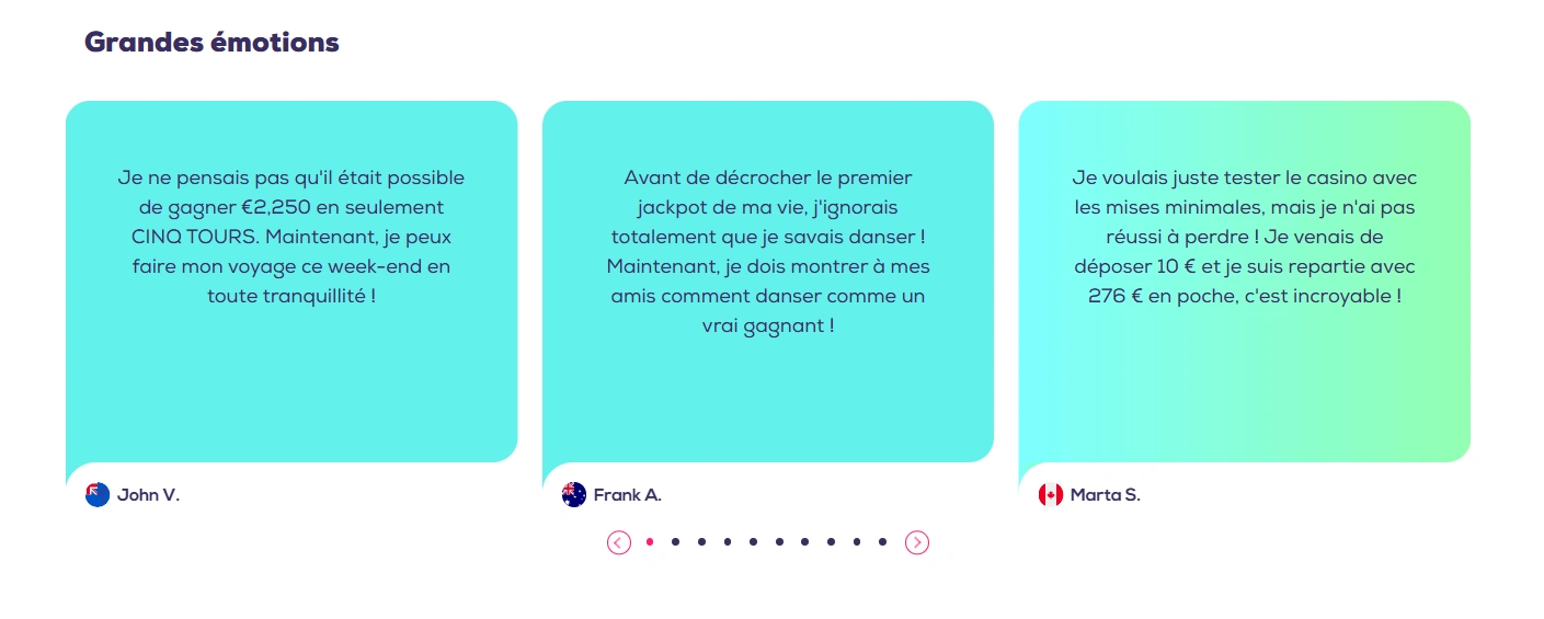 Avis et témoignages des joueurs de Wild Fortune